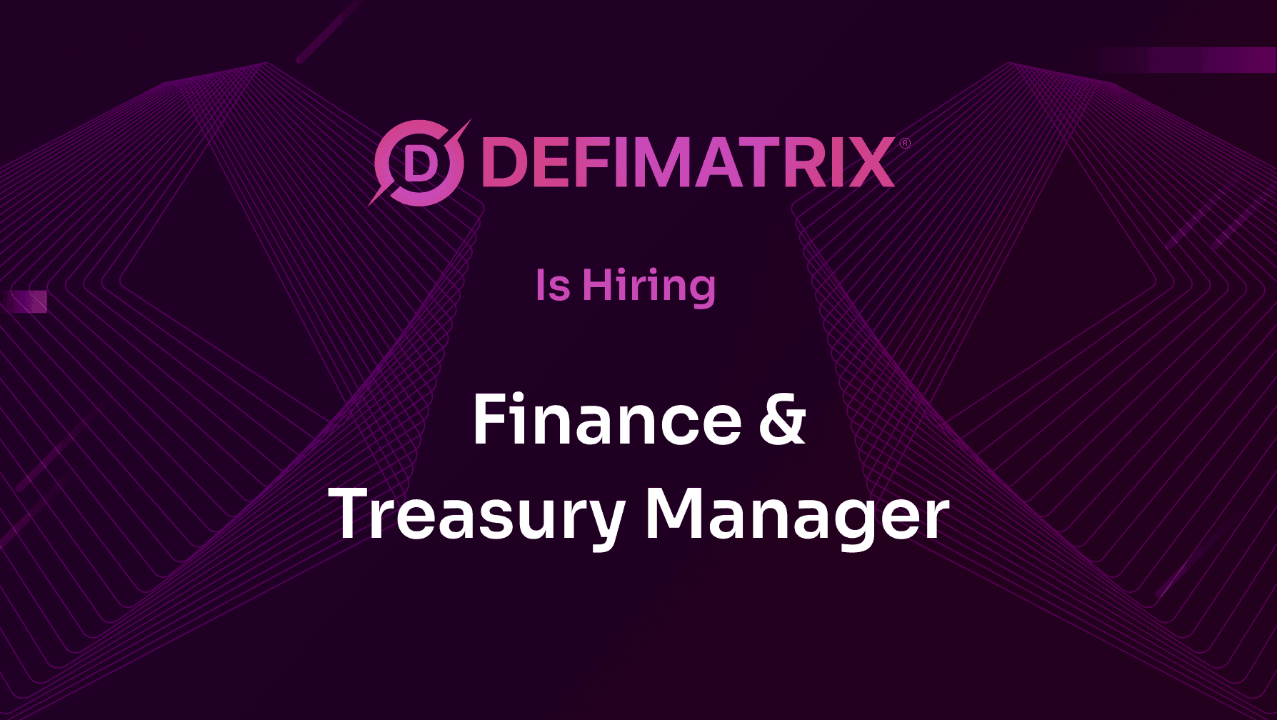 Finance & Treasury Manager