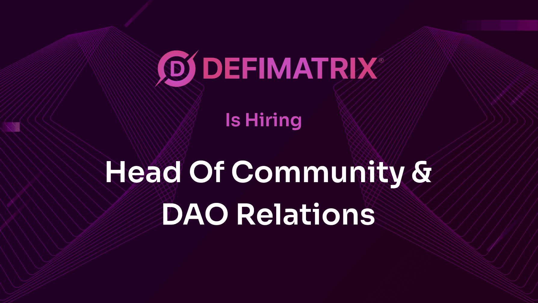 Head of Community & DAO Relations