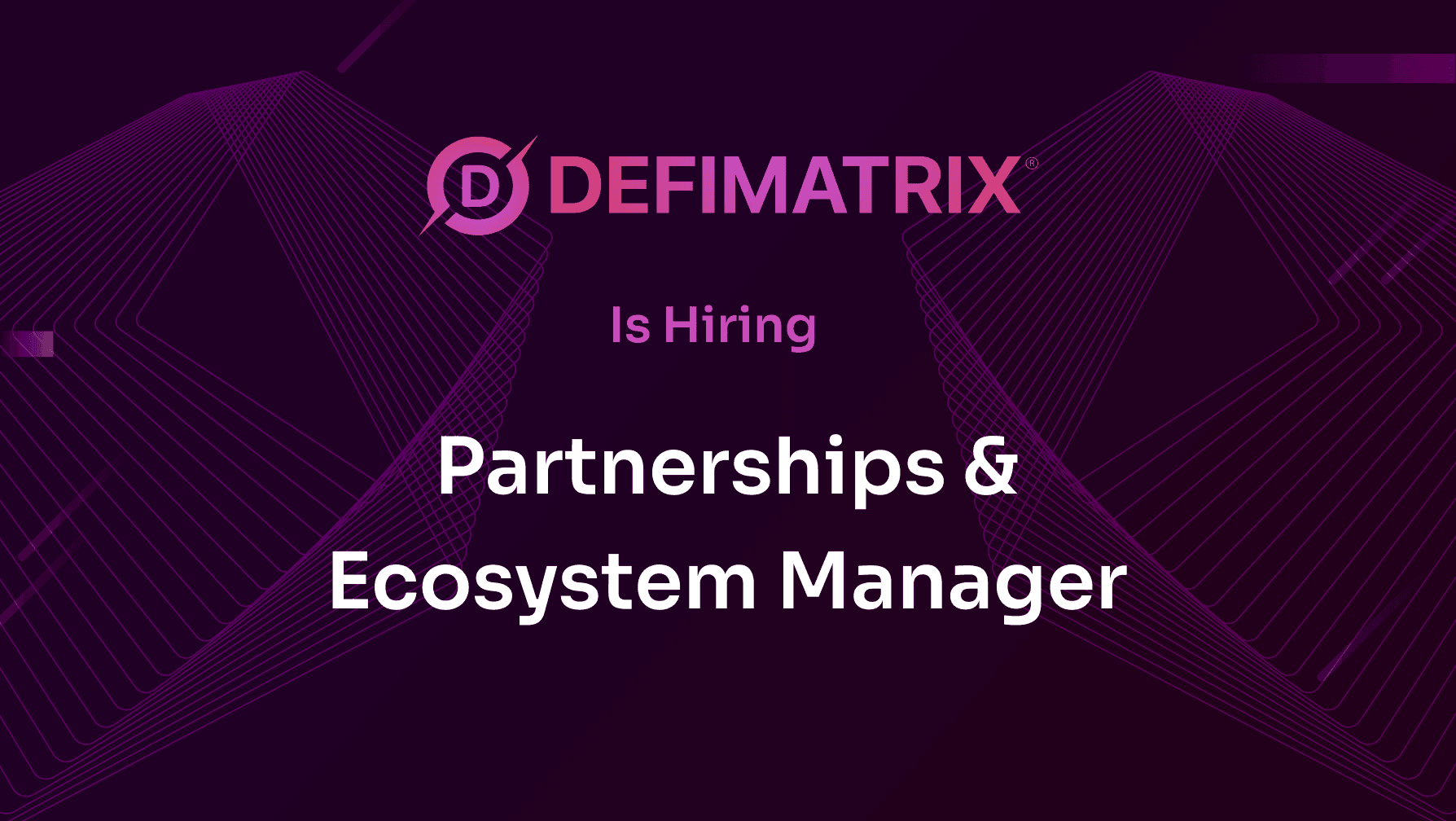 Partnerships & Ecosystem Manager